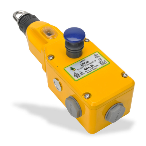 Safety Switch, Cable-Pull Interlock with Reset, 80m Maximum Pull Cable Length