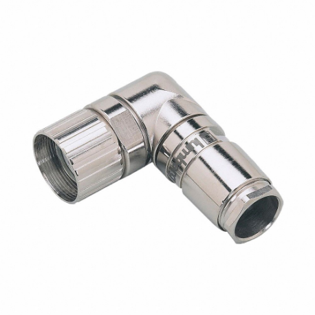M23 Circular Connector, M23 Female Thread with 90 Deg. Angled Connection, 19 Socket, IP65