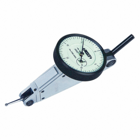 Swivel-Head Dial Test Indicator, Tilted Face, 0 Inch to 0.06 Inch Range