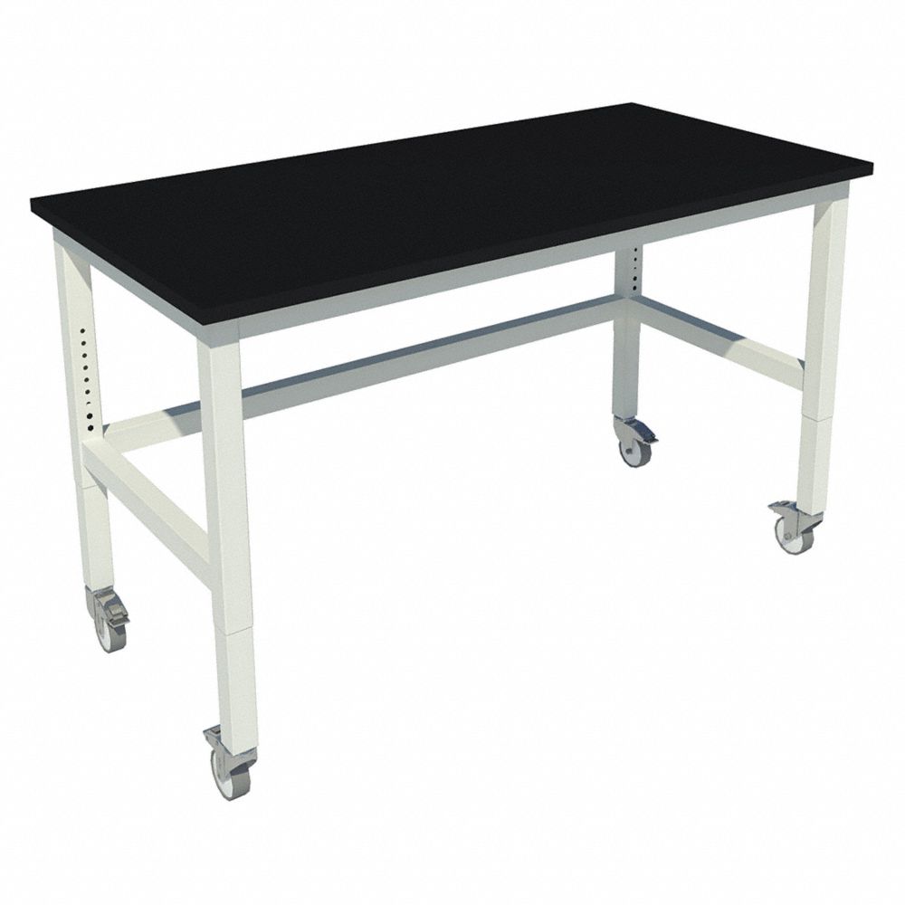 パトリオットテーブル、950ポンドの耐荷重、サイズ60 x 30 x 36インチ、パールホワイト