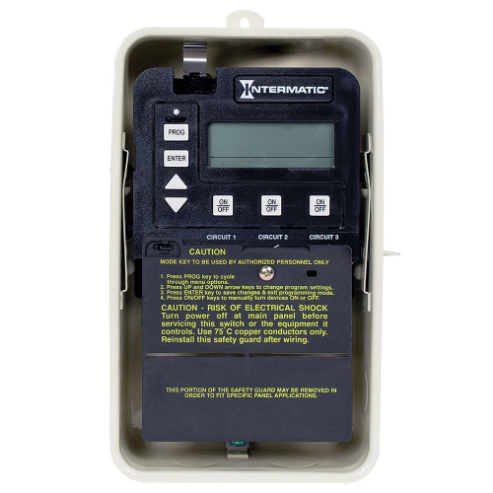 Electronic Time Control, 3-Circuit, Freeze Protection Probe