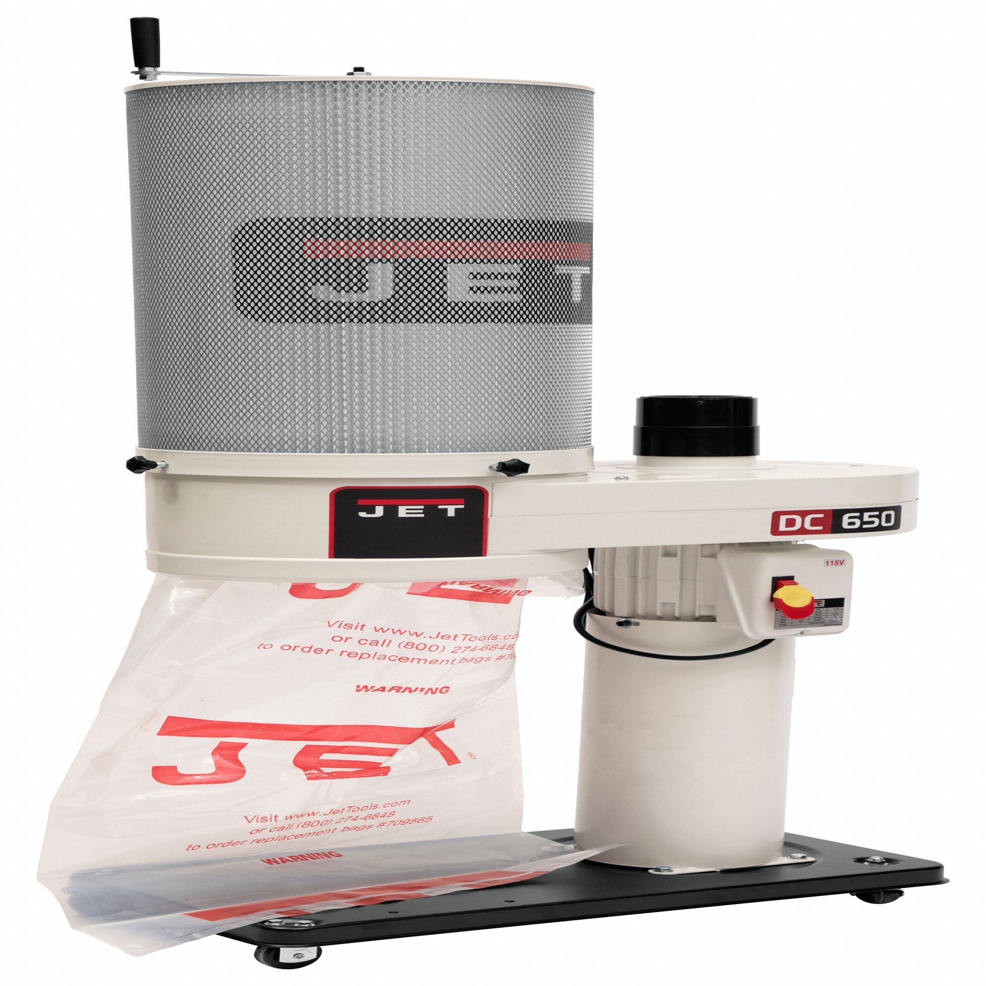 JET TOOLS 708642CK Dust Collector, 650 Cfm | CP3MAB 45PD07