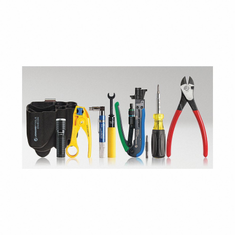 Kit de herramientas manuales generales, 8 piezas en total, destornilladores y puntas/alicates/llaves, SAE, bolsa de herramientas