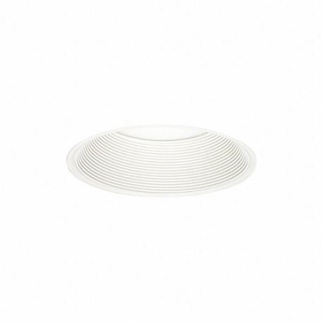 LED 매입형 다운라이트 트림, 6인치 공칭 크기, 흰색, 배플 트림