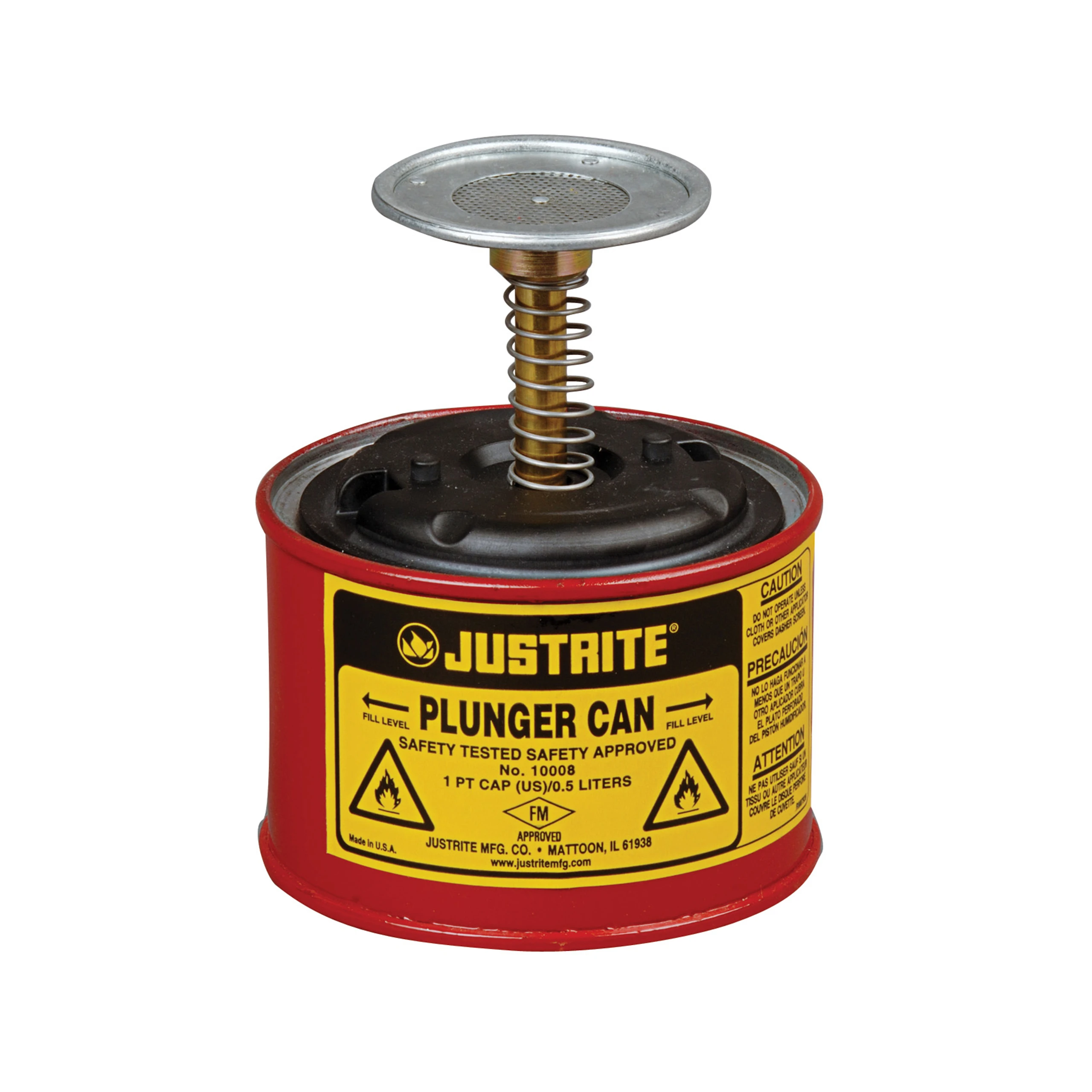 Latas de émbolo JUSTRITE