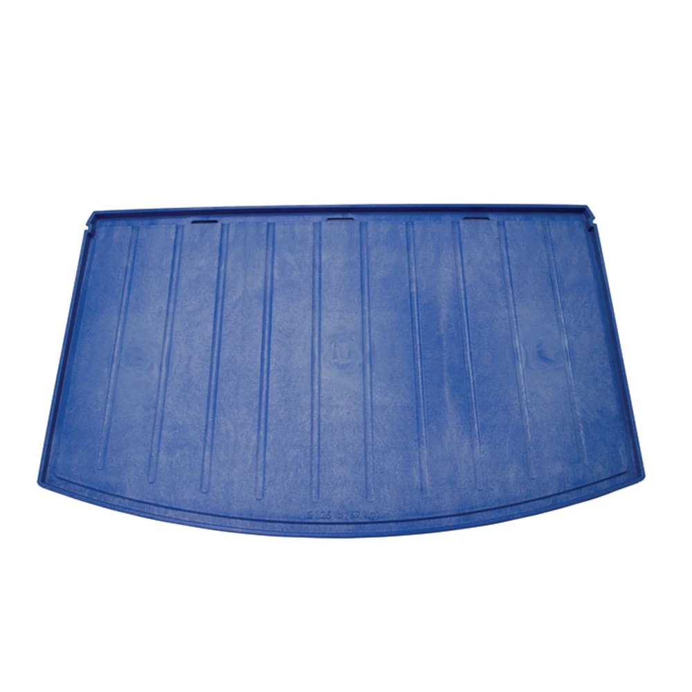 JUSTRITE 24103 Shelf, Storage Cabinet, Plastic, Blue | CH6GDV