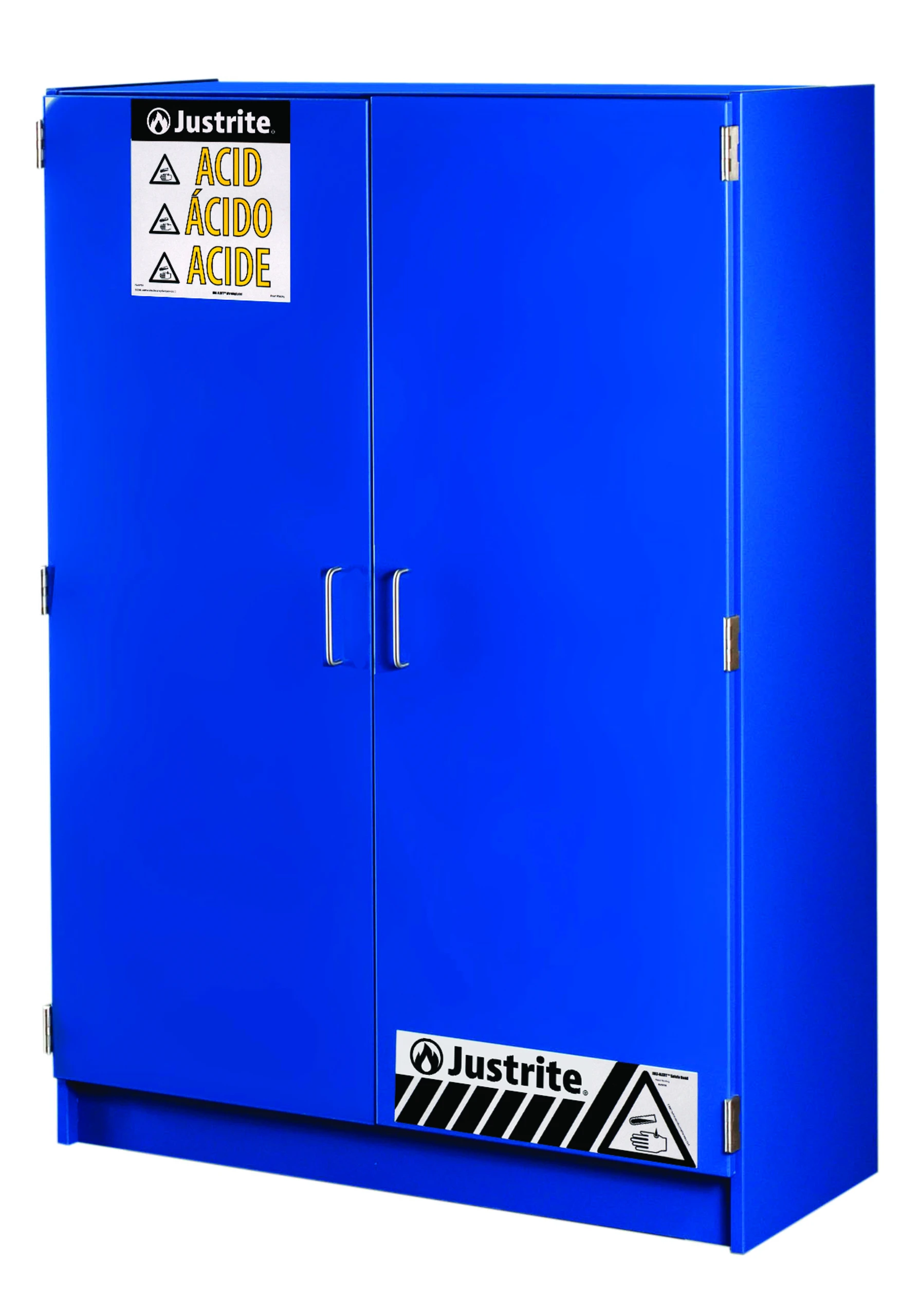 JUSTRITE 24150 Acid Cabinet, 1 Shelve, 2 Doors, 60 Inch Height x 42 Inch Width | AA8VBT JCB24150BU