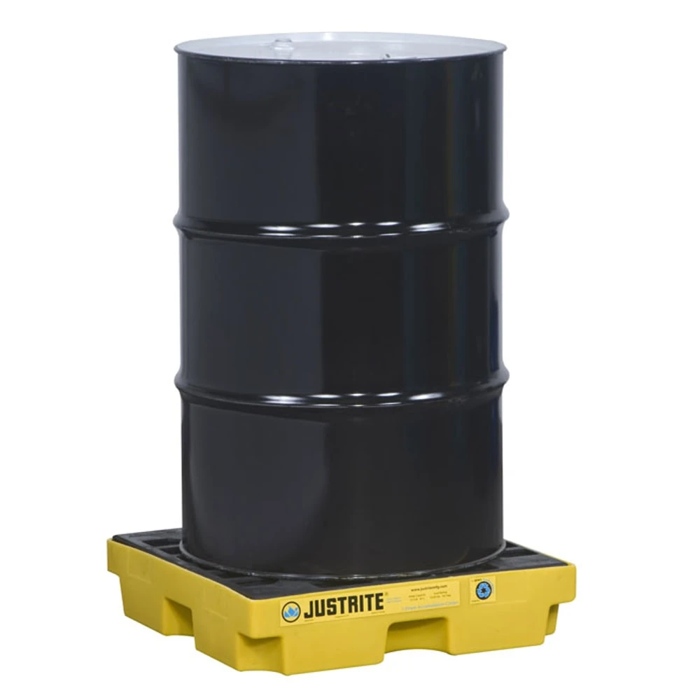 JUSTRITE 28652 Drum Accumulation Center, 1 Drum, Yellow | AE2CXY JEN28652YL