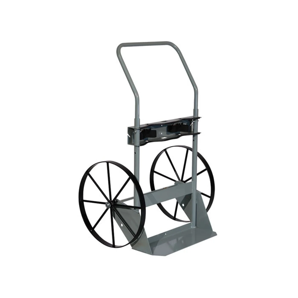 JUSTRITE 35020 Gas Cylinder Hand Truck, 2 Cylinders, 20 Inch Steel Wheels | CD8DCR