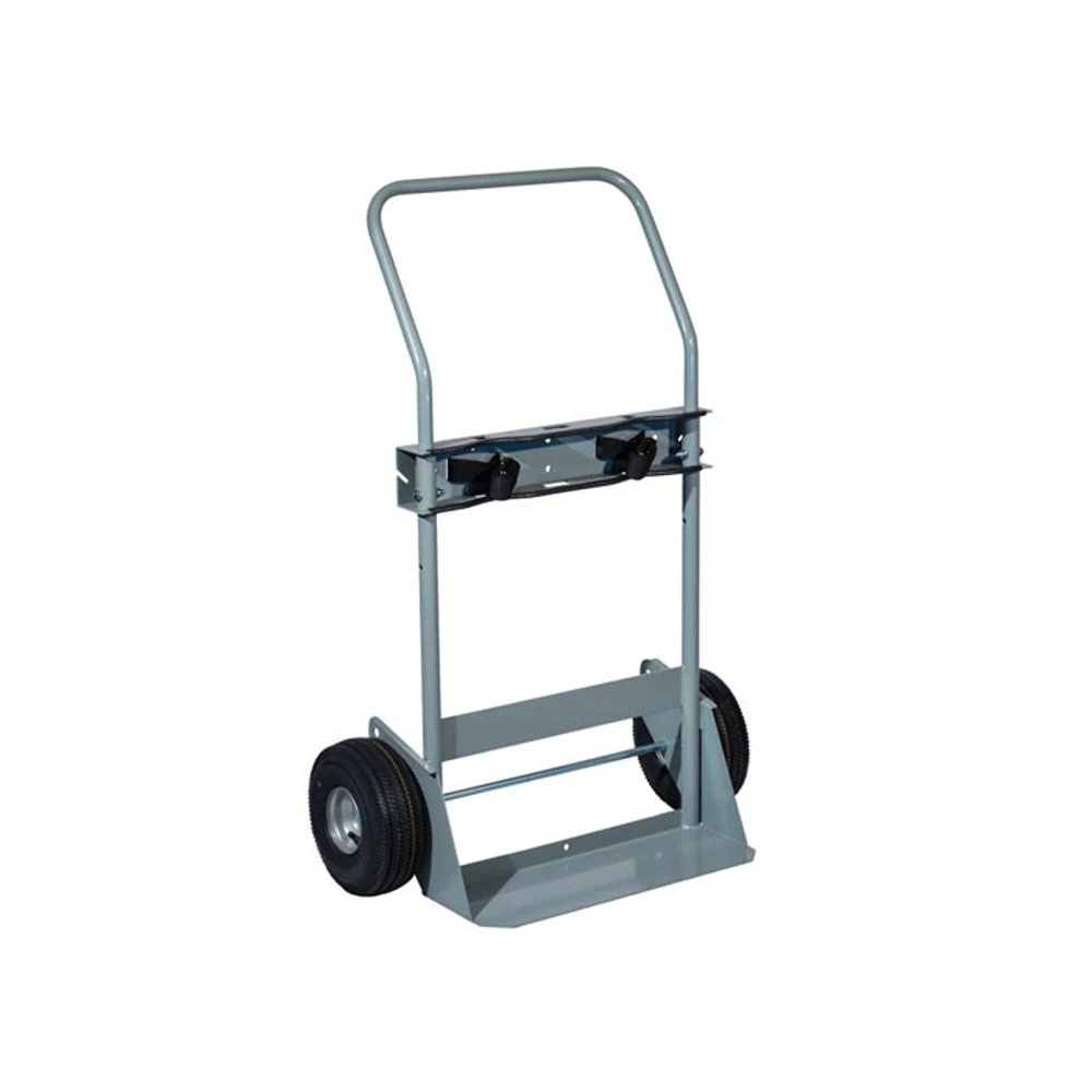 JUSTRITE 35028 Gas Cylinder Hand Truck, 2 Cylinders, 10.5 Inch Pneumatic Wheels | CD8DCW