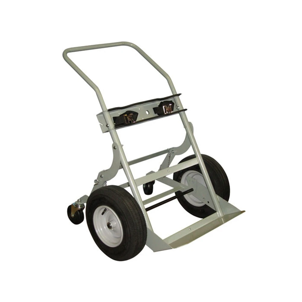 JUSTRITE 35036 Gas Cylinder Hand Truck, 2 Cylinders, 4 Wheels, 16 Inch Pneumatic Wheels | CD8DDA