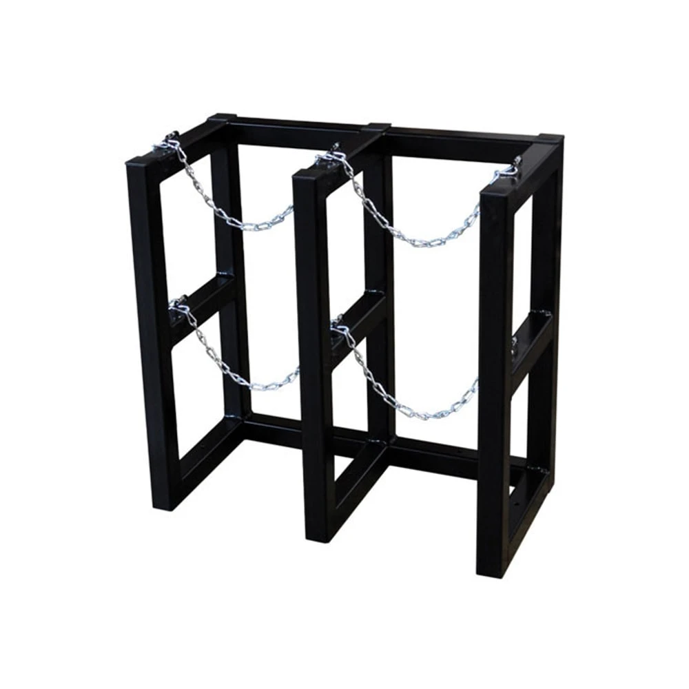JUSTRITE 35100 Gas Cylinder Storage Rack, 2 x 1 Feet Size, Steel | CD8DDT
