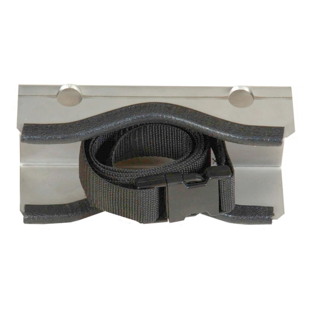 JUSTRITE 35252 Gas Cylinder Support Bracket, Wall Mount, 1 Cylinder, Stainless Steel | CD8DFF