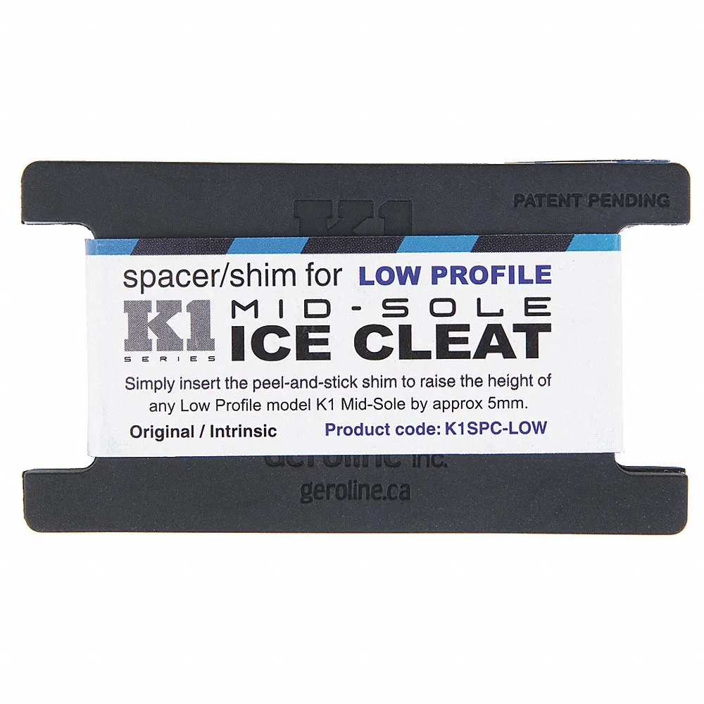 Ice Cleat, Shim Low-Profile, Mid Sole 