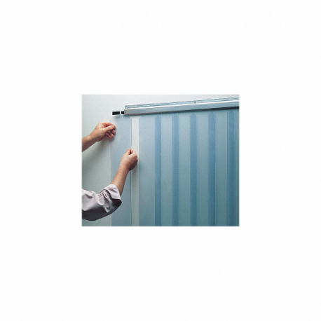 Curtain Kit, 42 Inch X 90 Inch, 0.06 Inch Thick, 6 Inch Wide