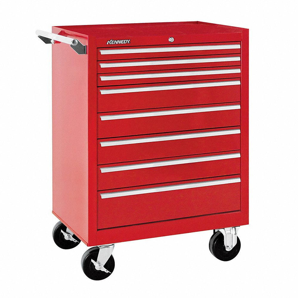 KENNEDY 378XR Rolling Cabinet 27 x 18 x 39 Inch Red | CD4VBL 5CFF8