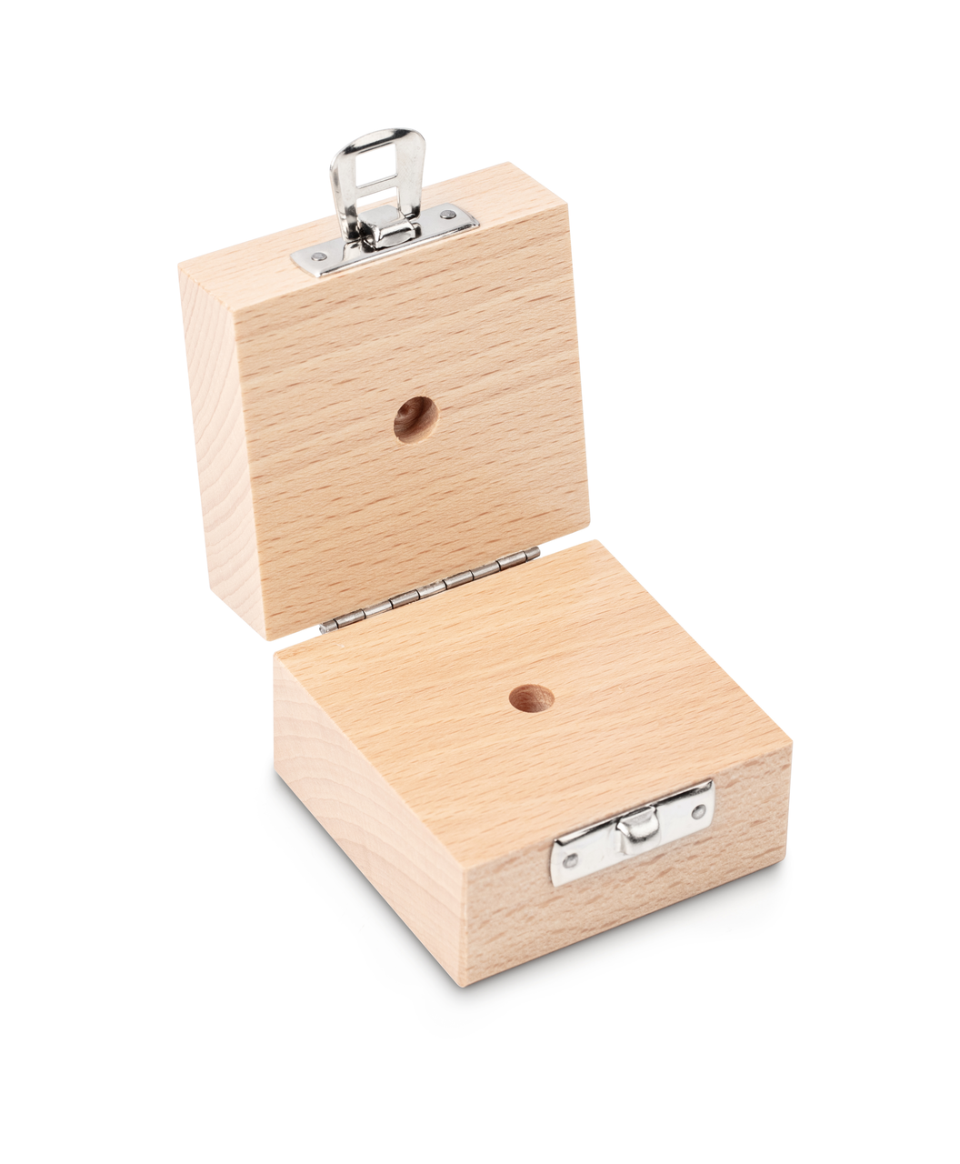 Estuche para pesas de madera, pesa de botón/compacta, 2 g