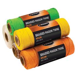 Braided Mason Twine, Pink, 250 ft. Length