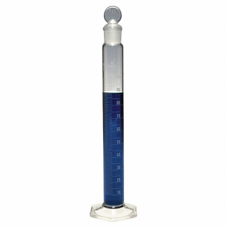Gradueret cylinder, 100 mL Labware Capacity Metrisk, 0.033 oz, B, autoklaverbar, 24 PK