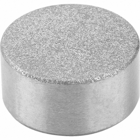 Rear-Mount Insert With Diamond Face, 16 mm Dia, M6, 12 mm Height, Abrasive Grit