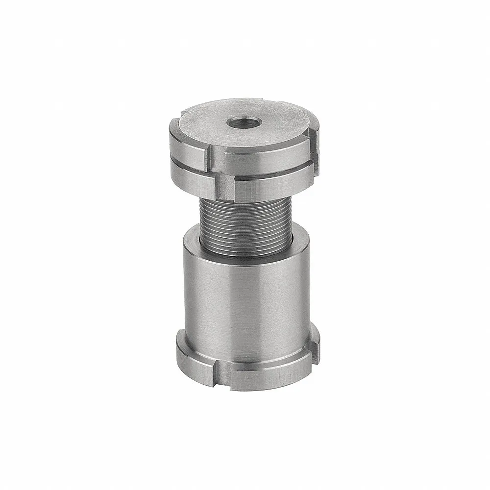 Bolt, M30x1.5 Thread Size, SS, Bright Uncoated, 49mm Min. Bolt Ht., 17.5mm Center Hole Dia.