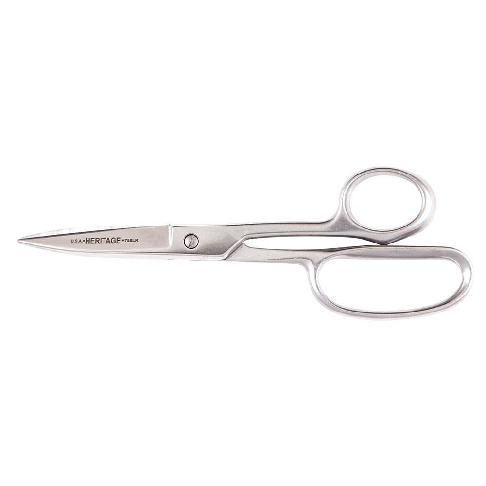 Straight Trimmer, With Large Ring, 9 Inch Size, Stainless Steel