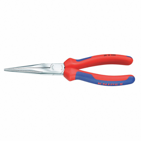 Needle Nose Plier, 1 1/4 Inch Max Jaw Opening, 8 Inch Overall Length