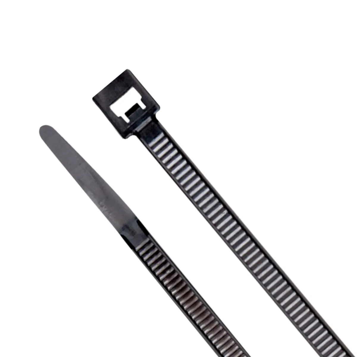 14.5 Feet Feet UV Black Standard Duty Cable Tie, 100PK