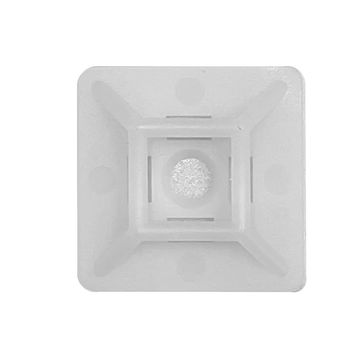 3/4 Feet Feet X 3/4 Feet Feet Natural Cable Tie Mounting Base, 100PK