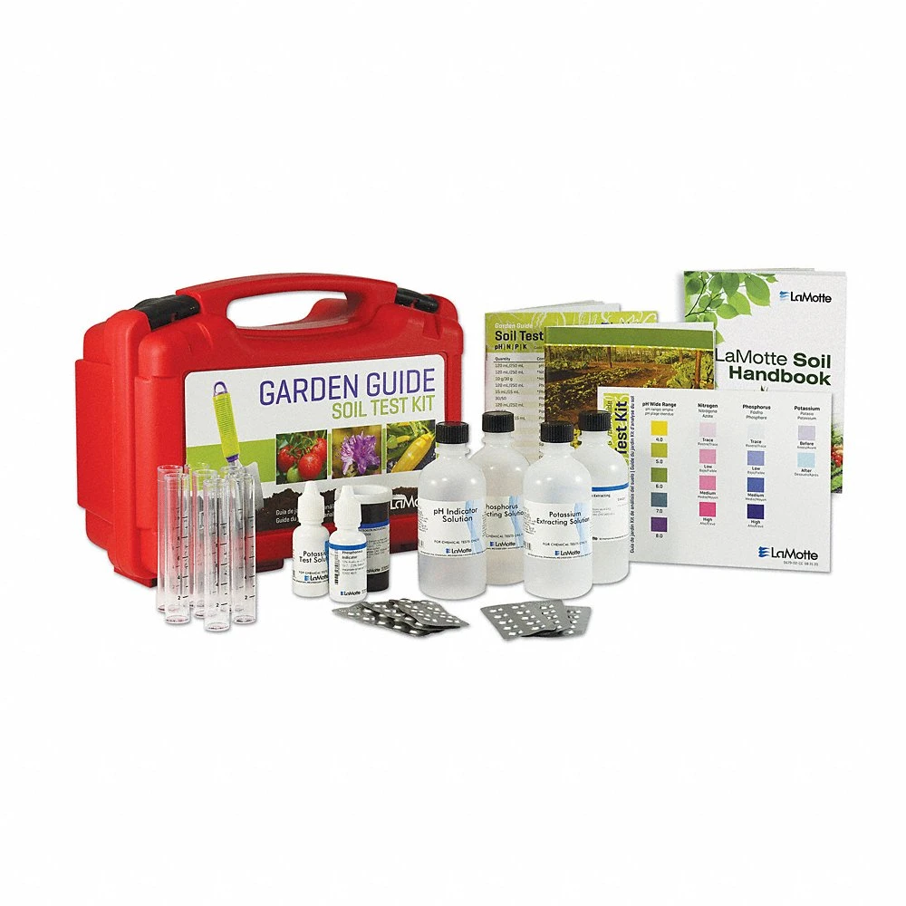 Soil Test Kit, Model El Garden, 4.0 To 8.0 Ph