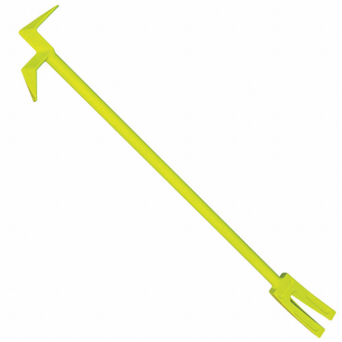Entry Tool, 48 Inch Overall Length, Carbon Steel, Lime