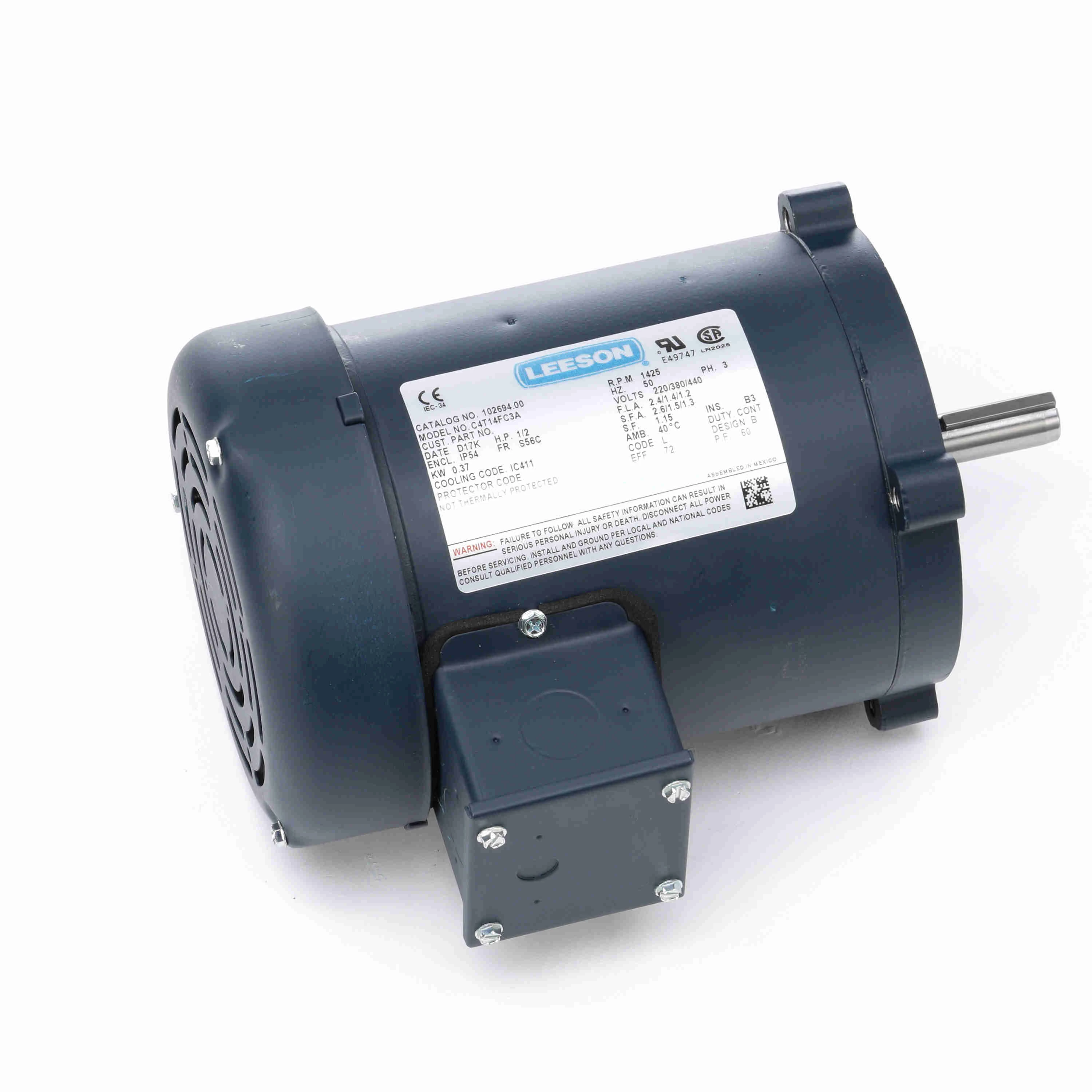 Motores LEESON de 50 Hz