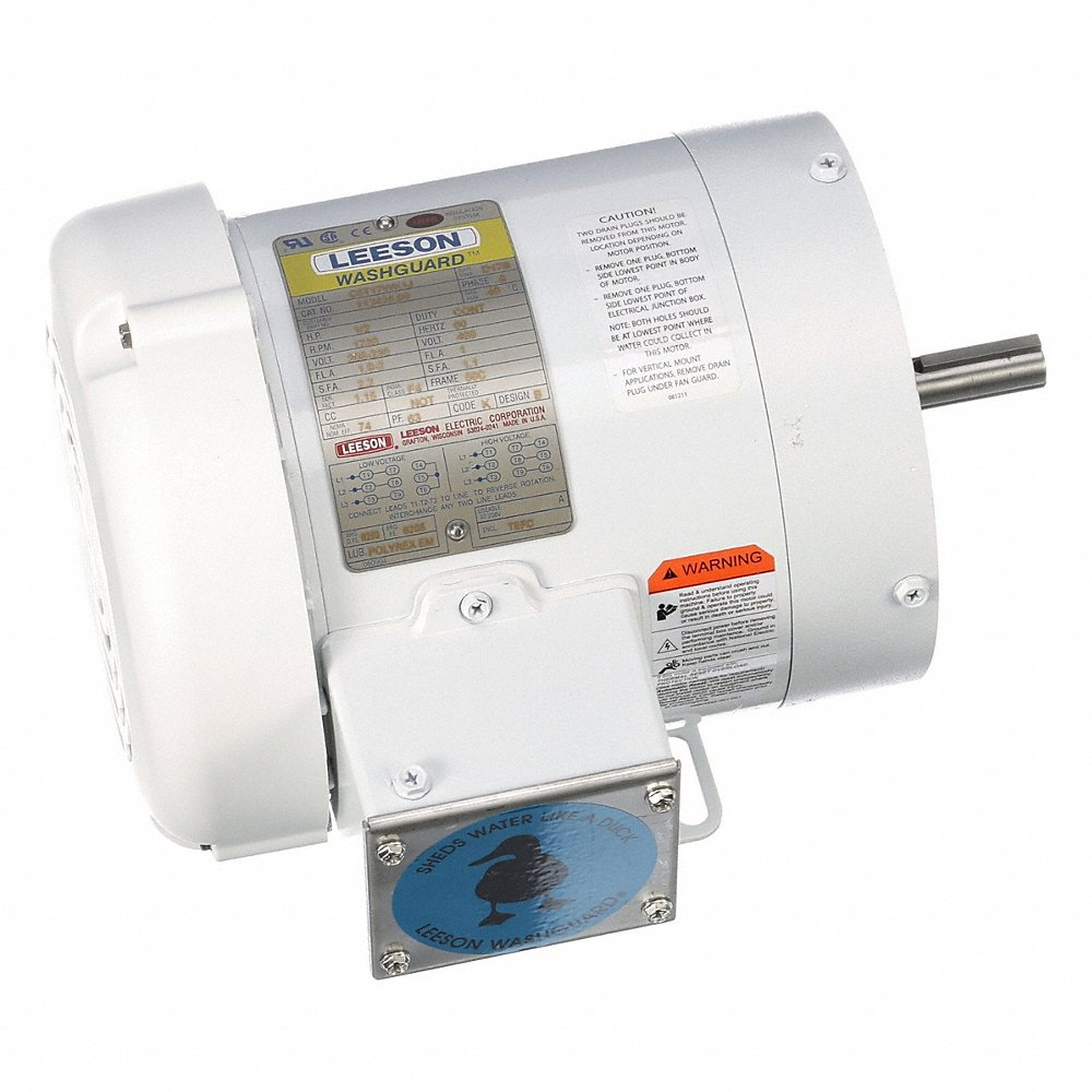 LEESON 112429.00 C6T17WK1J Washdown Motor | AJ2QHG C6T17WK1J