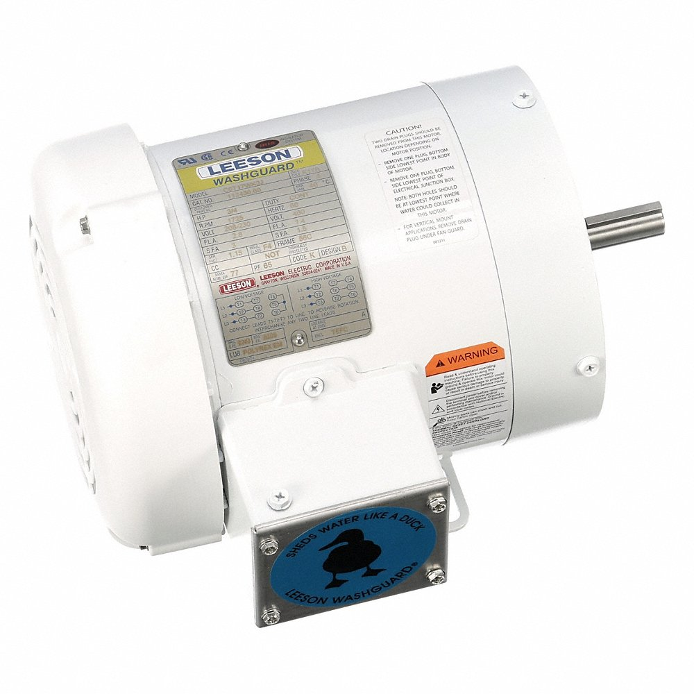 LEESON 112430.00 C6T17WK2J Washdown Motor | AJ2QHH C6T17WK2J