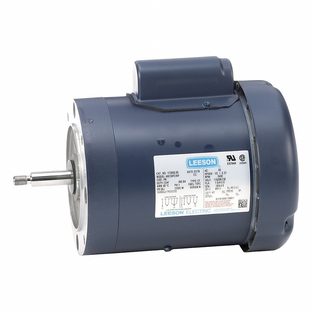 LEESON 113955.00 A6C34FC44F Jet Pump Motor | AJ2QLZ A6C34FC44F