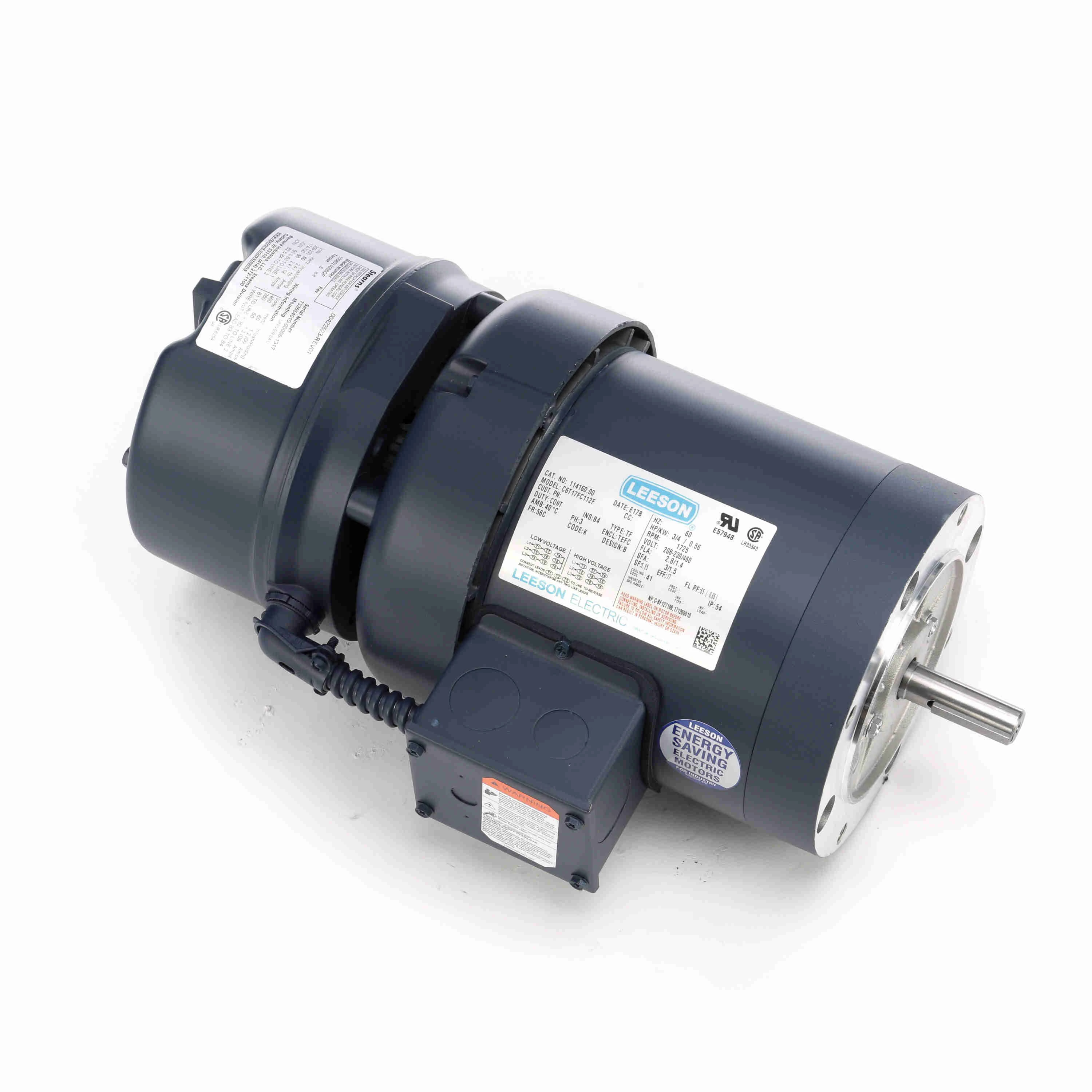 LEESON 114160.00 C6T17FC112F Brake Motor | AJ2QMT C6T17FC112F