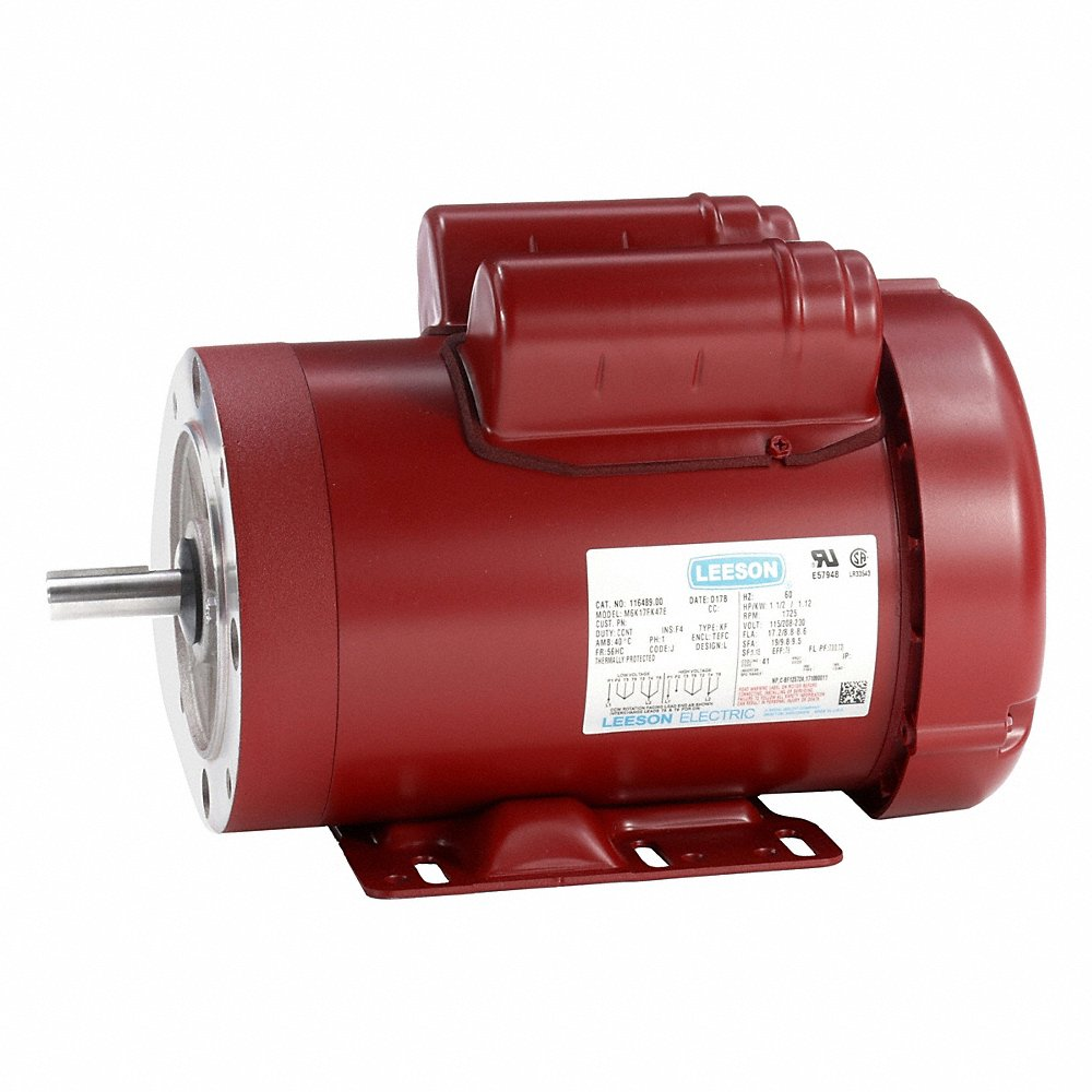 LEESON 116489.00 M6K17FK47E General Purpose Farm Duty Motor | AJ2QTF M6K17FK47E