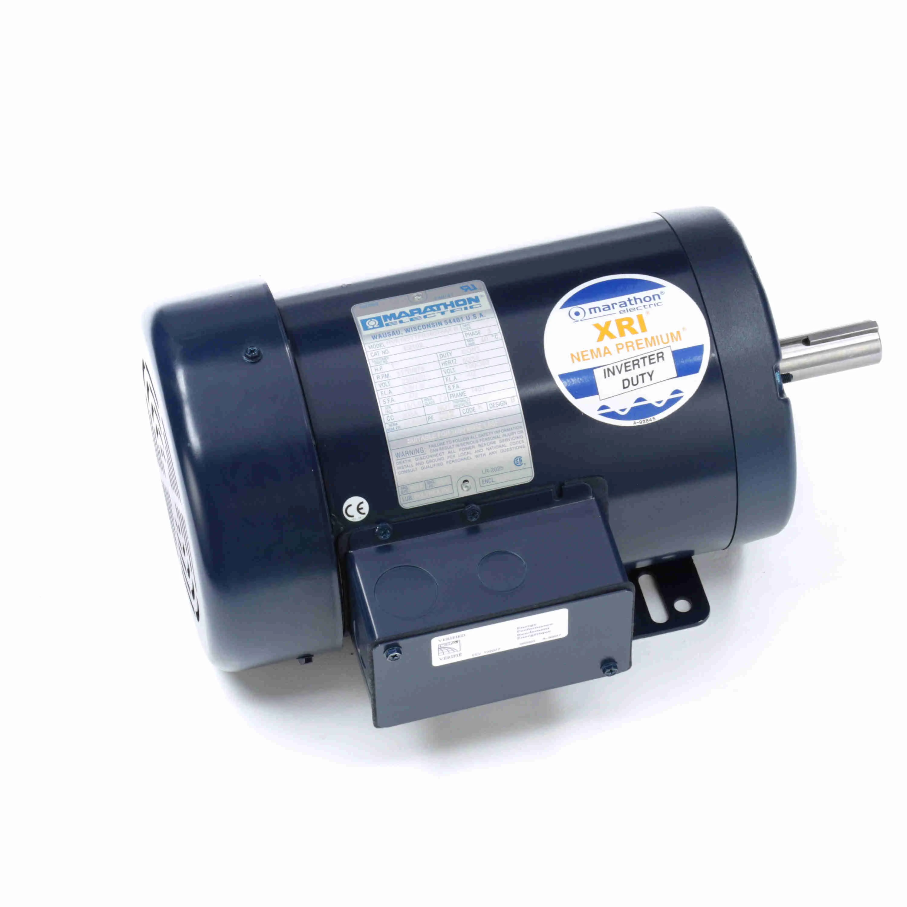 MARATHON MOTORS 145TTFR16078 Motor 3-phase 1 Hp 1170 Rpm 208-230/460v | AD6ELE 44Z425 / E2102