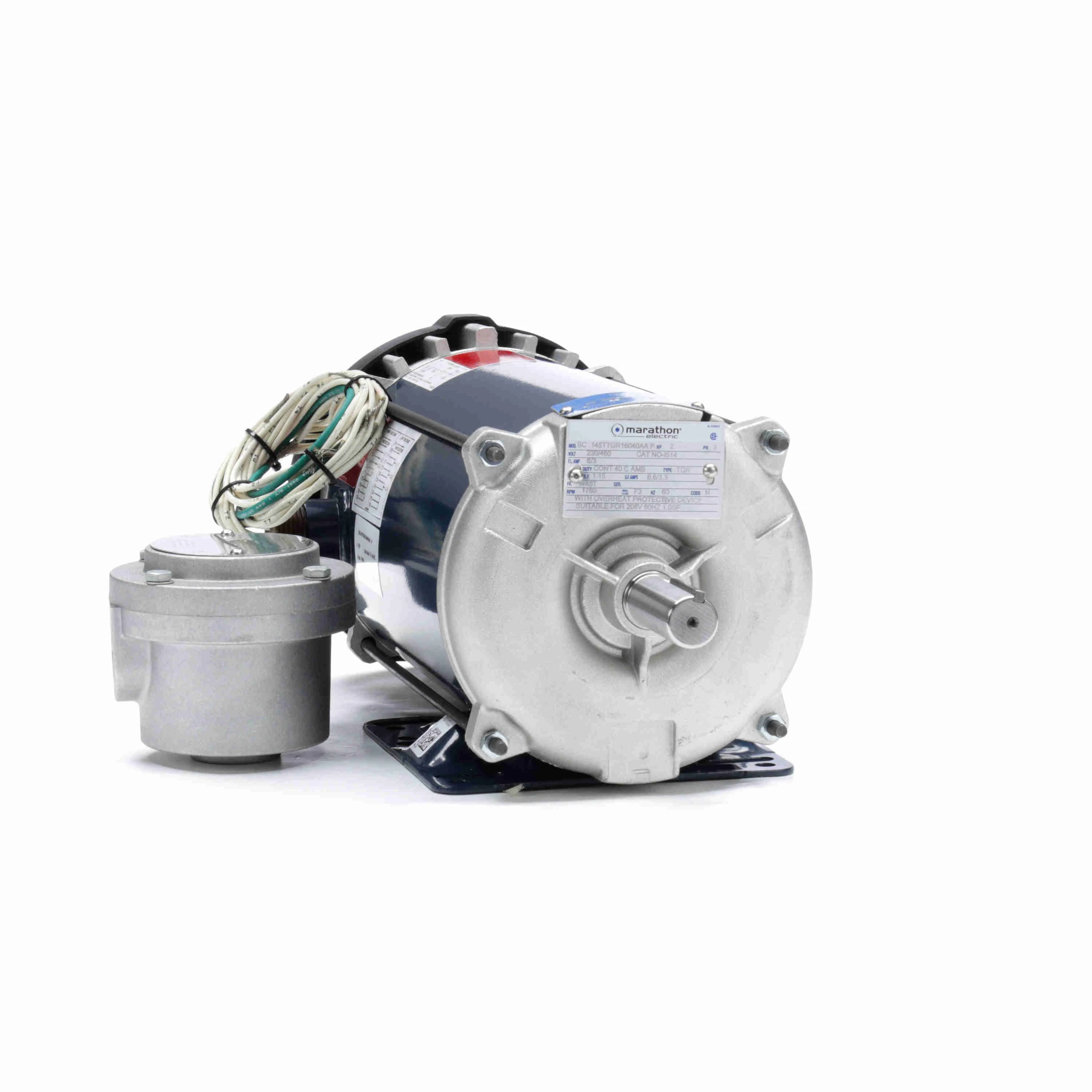 MARATHON MOTORS 145TTGR16040 Hazardous Location Motor 3-phase Tefc 2 Hp T3b | AE9MPX 6KWF6 / I514