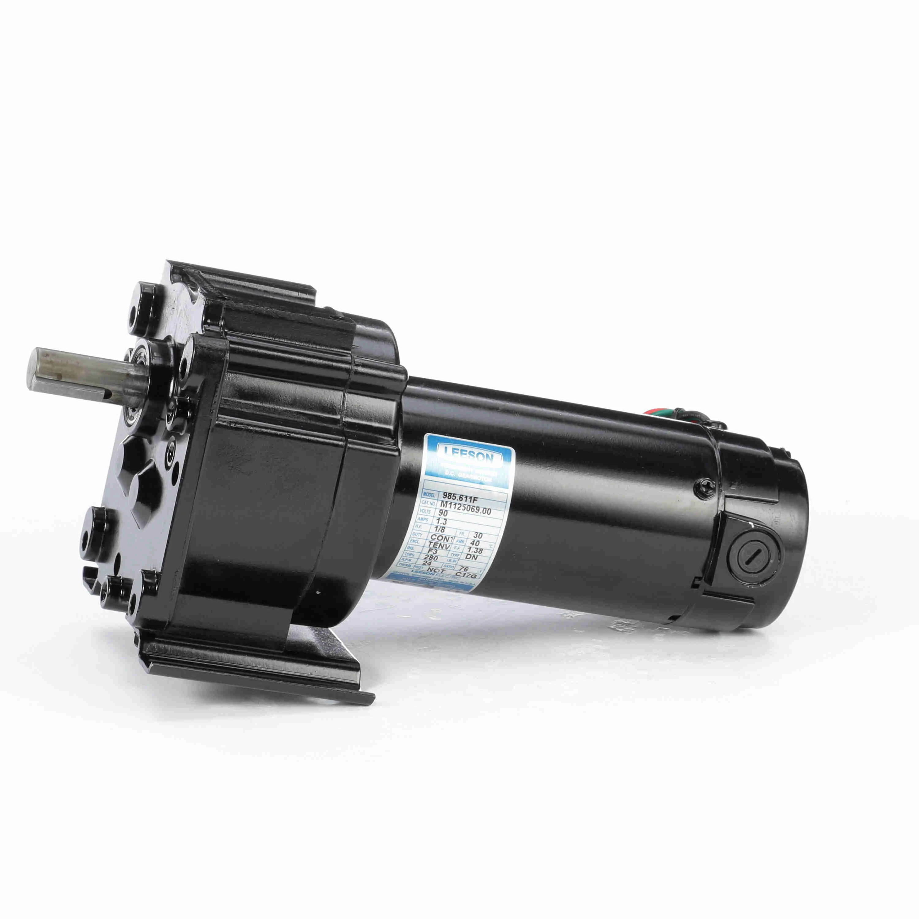 Motoriduttore ad alberi paralleli, 0.13 HP, 90 V, 24 giri/min