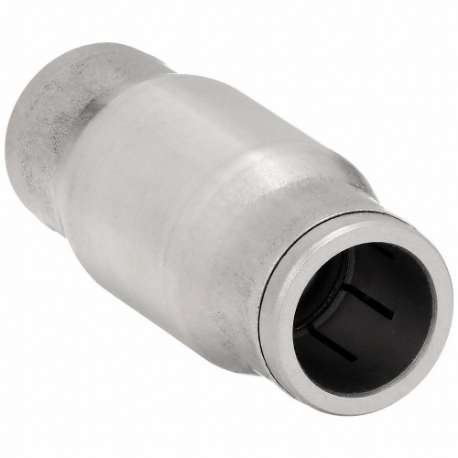 LEGRIS 3616 14 00 Metric All Metal Push-to-Connect Fitting, Nickel Plated Brass | CN8FYB 791T92