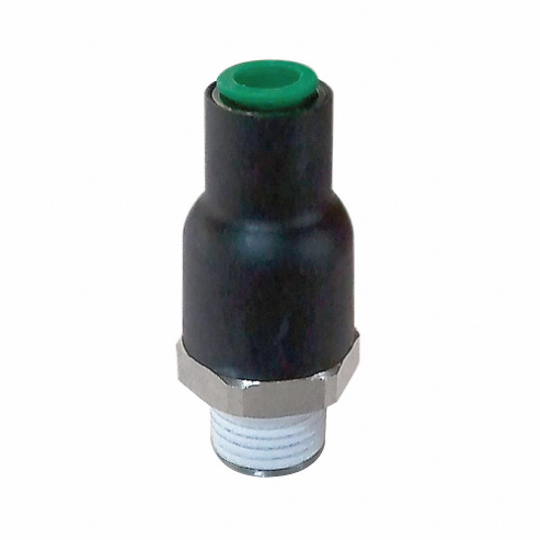 LEGRIS 7985 60 14 Meter Input Check Valve, Single Flow, Inline, Nickel Plated Brass/Nylon, Push x BSPT | CH9VBK 19H009