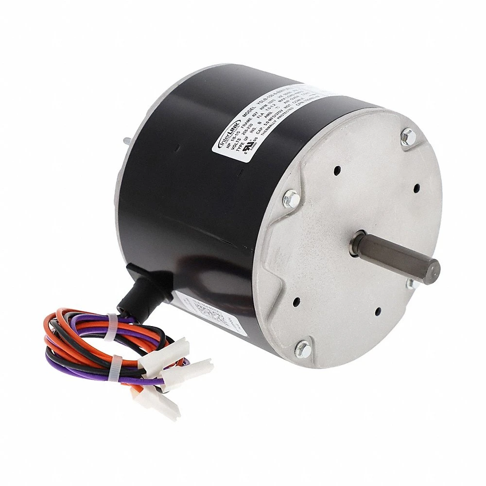 Fan Motor, 1/5 HP, 1,075 Nameplate RPM, 208-230V AC, 42Y Frame, Shaded Pole