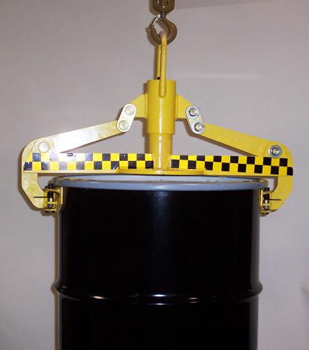 Below Hook Drum Lifter, Twin Arm, 2000 lbs. Capacity, 30 x 5 x 20.5 Inch Size