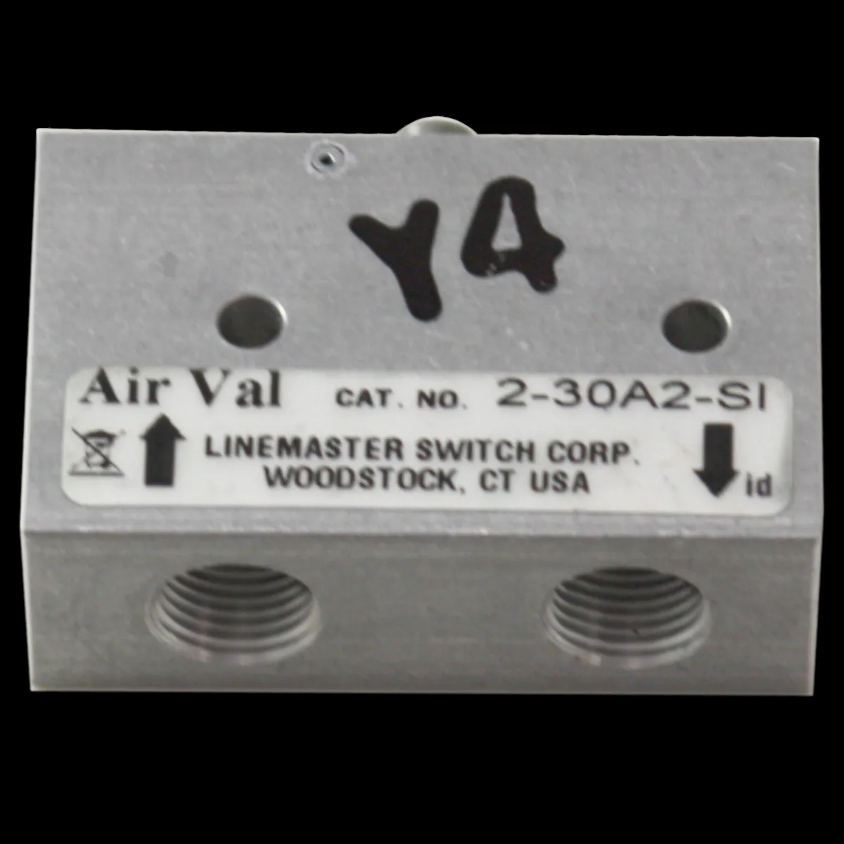 Replacement Interior Valve, 2 Way, 30CFM, 1/8-27 Npt, 2.5 lb Operating Force