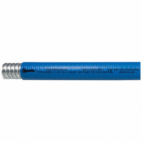 Liquid Tight Conduit, 1 Inch Trade Size, Blue, 100 ft Nominal Length, LSSFG