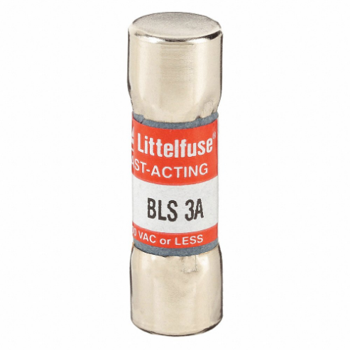 LITTELFUSE BLS003 Fuse, 3A, 600V AC, 1-3/8 Inch Length x 13/32 Inch Dia. | CY3DZR