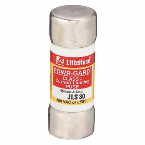 LITTELFUSE JLS030 Fuse, 30A, 600V AC, 2-1/4 Inch Length x 13/16 Inch Dia., Cylindrical Body | CY3ELU