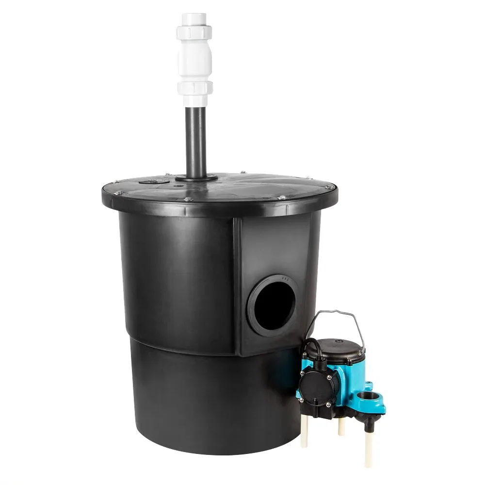 Sump Package, 1/3 Hp Sump Pump, 115 V
