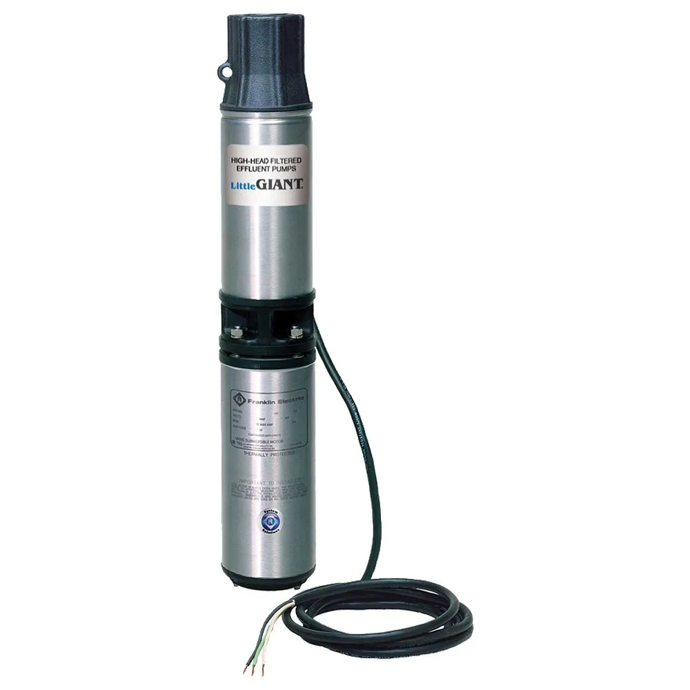 Effluent Pump, 1/2 Hp, 60 Hz, 230 V